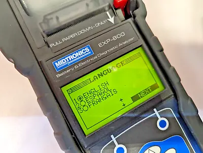 Midtronics EXP-800 BATTERY & DIAGNOSTIC ANALYZER TESTER WITH PRINTER AND MORE! • $299