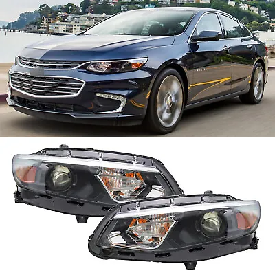 Halogen Headlights Headlamps For Chevrolet Malibu 2016 2017 2018 Left&Right • $114.59