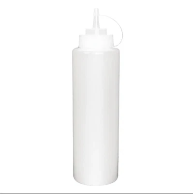 £4.99 • Buy Large Plastic Squeezy Sauce Bottles With Nozzle Cap 13oz Ketchup Mayo Mustard