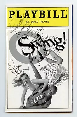 £62.86 • Buy Swing! Playbill Cast Signed 2000 May St. James Theatre