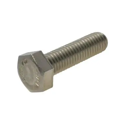 G316 Marine Stainless Steel M8 (8mm) Metric Coarse Hex Set Screw Bolt • $437