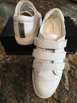 Kenneth Cole NY Kingvel Leather Low Top Fashion Sneakers Women Size 8.5 W/Box • $19.99