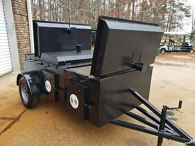 Chicken Flipper W Dome Lids Cooker Grill BBQ Smoker Trailer Food Truck Business • $10999