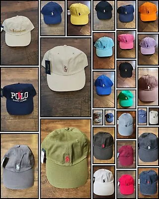 POLO RALPH LAUREN Chino Baseball Cap Hat Adjustable Strap | Multiple Color-Way • $36