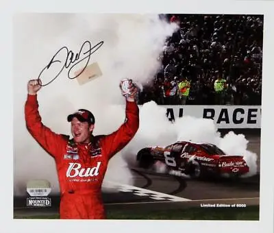 Dale Earnhardt Jr Signed 8x10 Celebrating Win Photo W/ Holo On Sig- Mounted Auth • $99