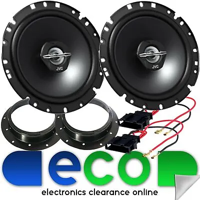 £36.99 • Buy JVC 16cm 6.5 Inch 600 Watts 2 Way Rear Door Car Speakers Fit Seat Leon MK3-12 On