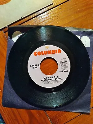 MOUNTAIN - Mississippi Queen / WEST BRUCE & LAING - Why Dontcha (1972) 45 Record • $18.99