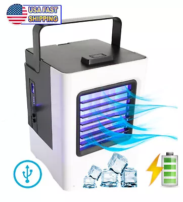 Portable Air Conditioner Personal Space Evaporative Cooler Mini AC Rechargeable • $26.95