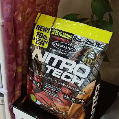 Muscletech Nitro Tech Whey Peptides & Isolate Lean  10 LBS Chocolate • $155