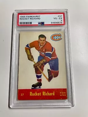 1955 Parkhurst  Maurice Rocket Richard #37 Psa-4. Hof • $2377.73