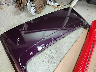 89-96 Corvette C4 Convertible Top Tonneau Lid Cover PURPLE Black Rose BARE • $224.10