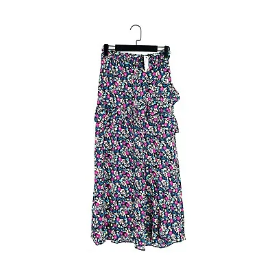 £17.99 • Buy River Island Multicoloured Ditsy Floral Ruffle Trim Midi Maxi Skirt - Size 6