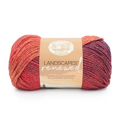 3 Pack Lion Brand Landscapes Renewed Yarn-Fiesta 542-213T • £33.26
