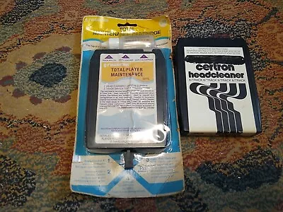 Recoton -  Sealed 8 Track Tape Head Cleaning Cartridge & Certron Like New • $15.99