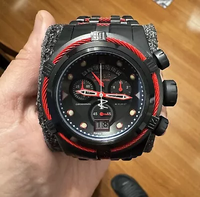 Invicta Wristwatch Jason Taylor Collection Black With Red # 847 Of 999 • $500