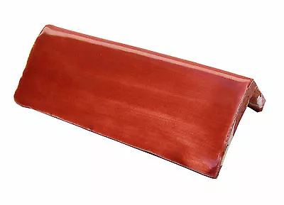 $30 • Buy 12 Bullnose Mexican Trim TERRACOTTA Molding Tile V-CAP