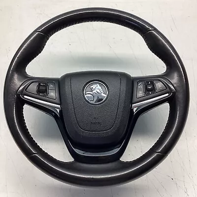 Holden Commodore VF  Leather Steering Wheel With Airbag And Switches • $245