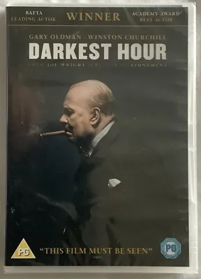 Darkest Hour - Gary Oldman - 2018 Dvd Region 2 4 & 5 - New And Sealed • £3.49