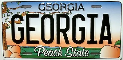 Georgia State License Plate Novelty Fridge Magnet • $7.99