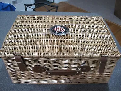 MG PICNIC BASKET WICKER NEW For  MG TA MG TC MGTD MGTF MGA MGB Etc. • $225