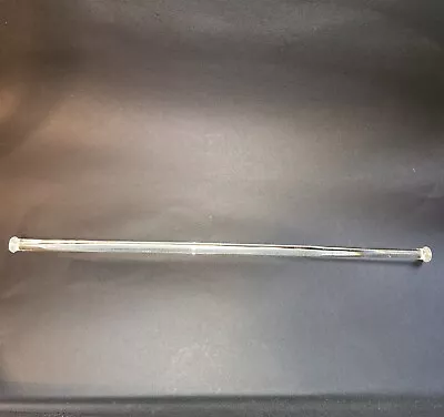 Vintage Clear Glass Replacement Towel Rod Bar Appox. 17-3/4  Long No Brackets  • $28