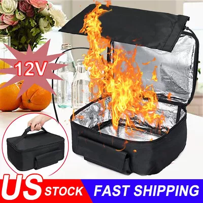 12V Portable Electric Heating Lunch Box Food Warmer Mini Microwave Oven For Car • $20.99