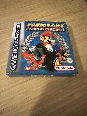 Mario Kart: Super Circuit (Nintendo Game Boy Advance 2001) - BOX ONLY NO GAME • £8