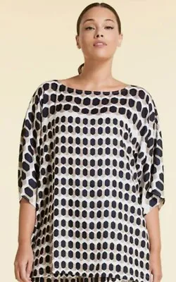 Marina Rinaldi Shirt US 18 NWT $325.00 Bagliore Plus Size • $80