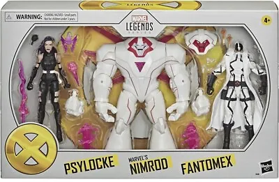 Marvel Legends Hasbro Psylock Nimrod Fantomex 3 Pack Exclusive 6  Figures | NEW • $80