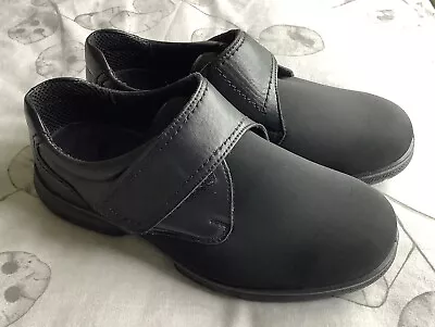 Db Easy B Wide Fit Men’s Shoes Uk 7 Eur 41 Wide Deep Black Textile & Leather • £30