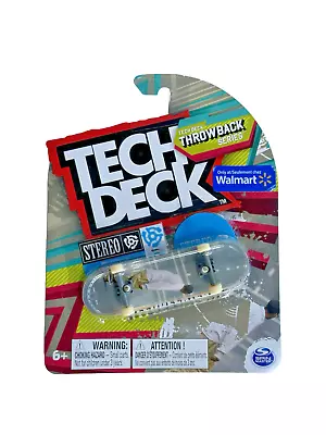 Tech Deck Throwback Serie-Stereo Fingerboard Skateboard Pastras SF Hillbomb • $14.99