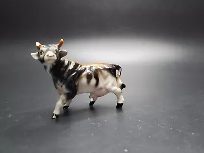 Miniature Dollhaouse Cow Figurine Farm Animal Vintage • $8.95