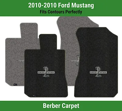 Lloyd Berber Front Carpet Mats For '10 Ford Mustang W/Silver Shelby Snake GT500 • $160.99