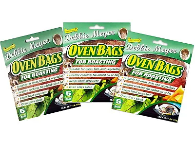 (3 Pack) Debbie Meyer Oven Bags For Roasting - 15 Large Bags 13.8  X 16.9   • $11.99