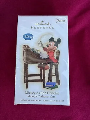 Hallmark Disney Mickey's Christmas Carol Mickey Bob Cratchit 2009 #1 Series New • $19.99