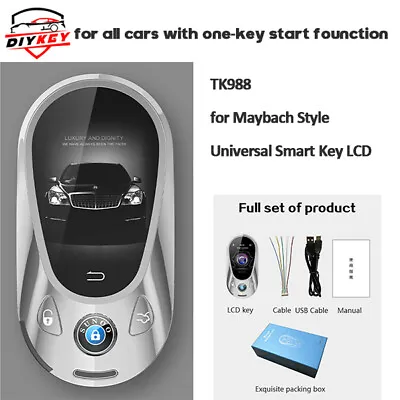 TK988 For Maybach Style Universal Smart Key LCD Screen For BMW Benz Audi Toyota • $65.31