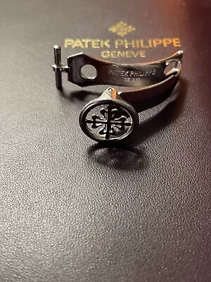 Patek Philippe 18k White Gold Calatrava Cross 14mm Deployment Clasp • $1895