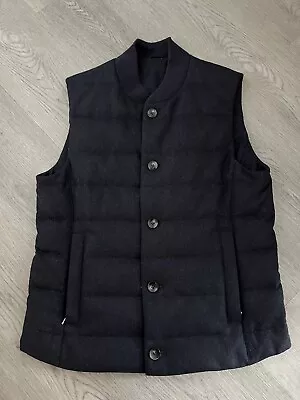 Suitsupply Mens Blue Wool Blend Gilet Bodywarmer Waistcoat Size Small 38  Chest • $56.83