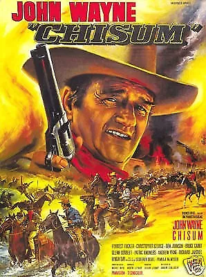 Chisum John Wayne Cult Western Movie Poster Print • $6.49