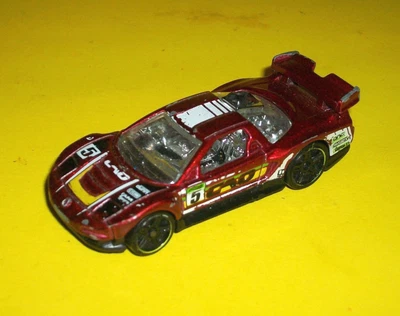 $6.73 • Buy ⭐ Hotwheels Dark Red Acura Nsx Race Car - Made In Malaysia ⭐