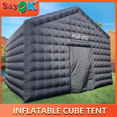 NEW Large Inflatable Portable Air Cube Tent Square Event Room Marquee House • $948.38