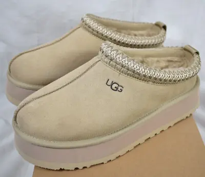 Size 9 - UGG Tazz Mustard Seed Suede Platform Clog Women's MDSD Authentic • $169.95