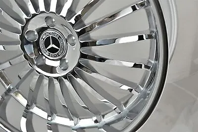 20-inch Premium Chrome Wheels Fit Mercedes S500 S550 CL500 CL550 GTX59 5x112 Lug • $2895