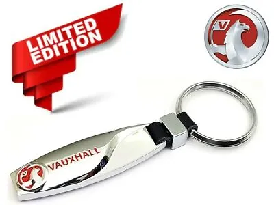 £3.94 • Buy NEW ✅Vauxhall Car Logo Teardrop ✅Chrome ✅Metal Keyring Key Chain Fob Gift UK