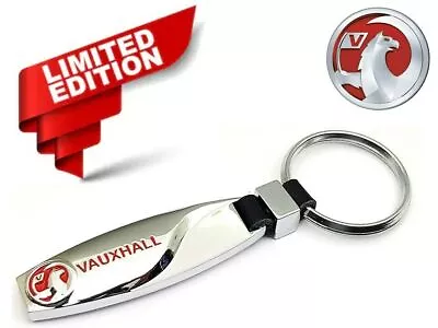 £3.94 • Buy NEW ✅Vauxhall Car Logo Teardrop ✅Chrome ✅Metal Keyring Key Chain Fob Gift UK