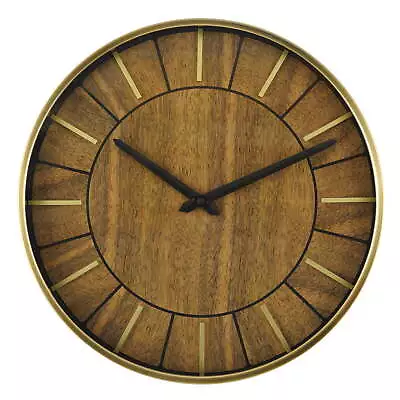 Sterling & Noble 16  Indoor Round Mid Century Modern Wall Clock • $23.35