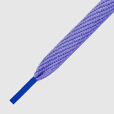 Mr Lacy Flatties Colour Tips - Lilac & Royal Blue Shoelaces (130cm Length) • £4.99