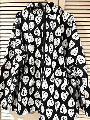 Divine GORMAN “Weeping Heart” Raincoat Coat Jacket * Size M/L • $125