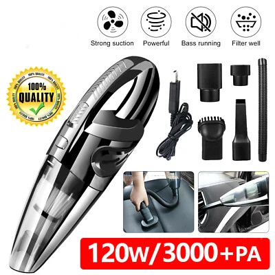 $59.79 • Buy Handheld Car Vacuum Cleaner Portable Home Wireless Dust Buster USB Charger