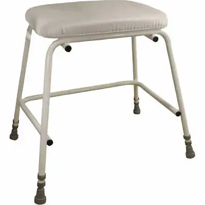 £116.49 • Buy Bariatric Perching Stool - Adjustable Height Wide Seat Frame 254kg Weight Limit